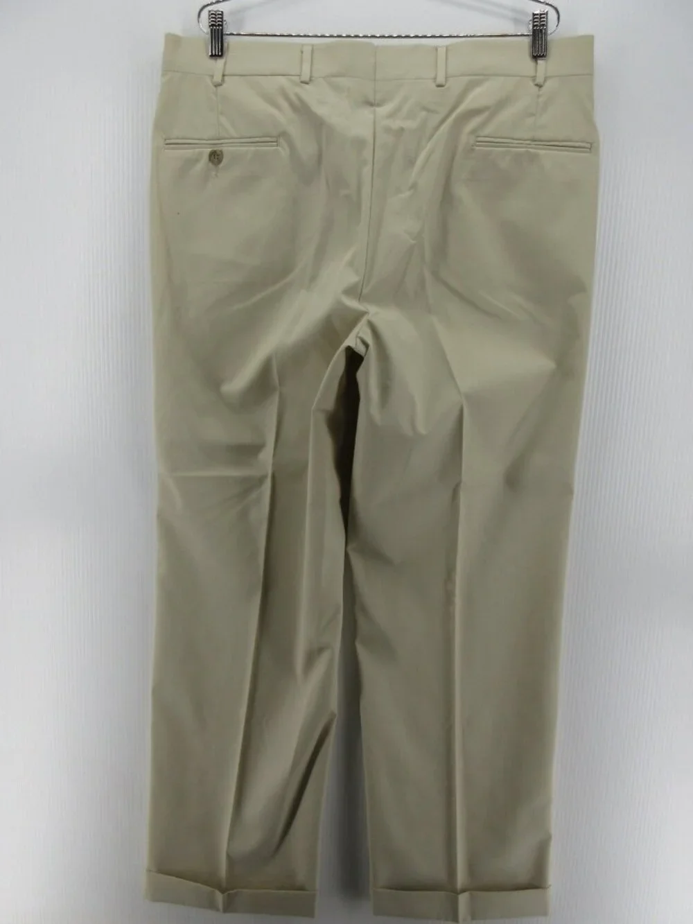 VINTAGE Brooks Brothers Pants 38 Chino Khakis Cuffed 90s USA 38X32
